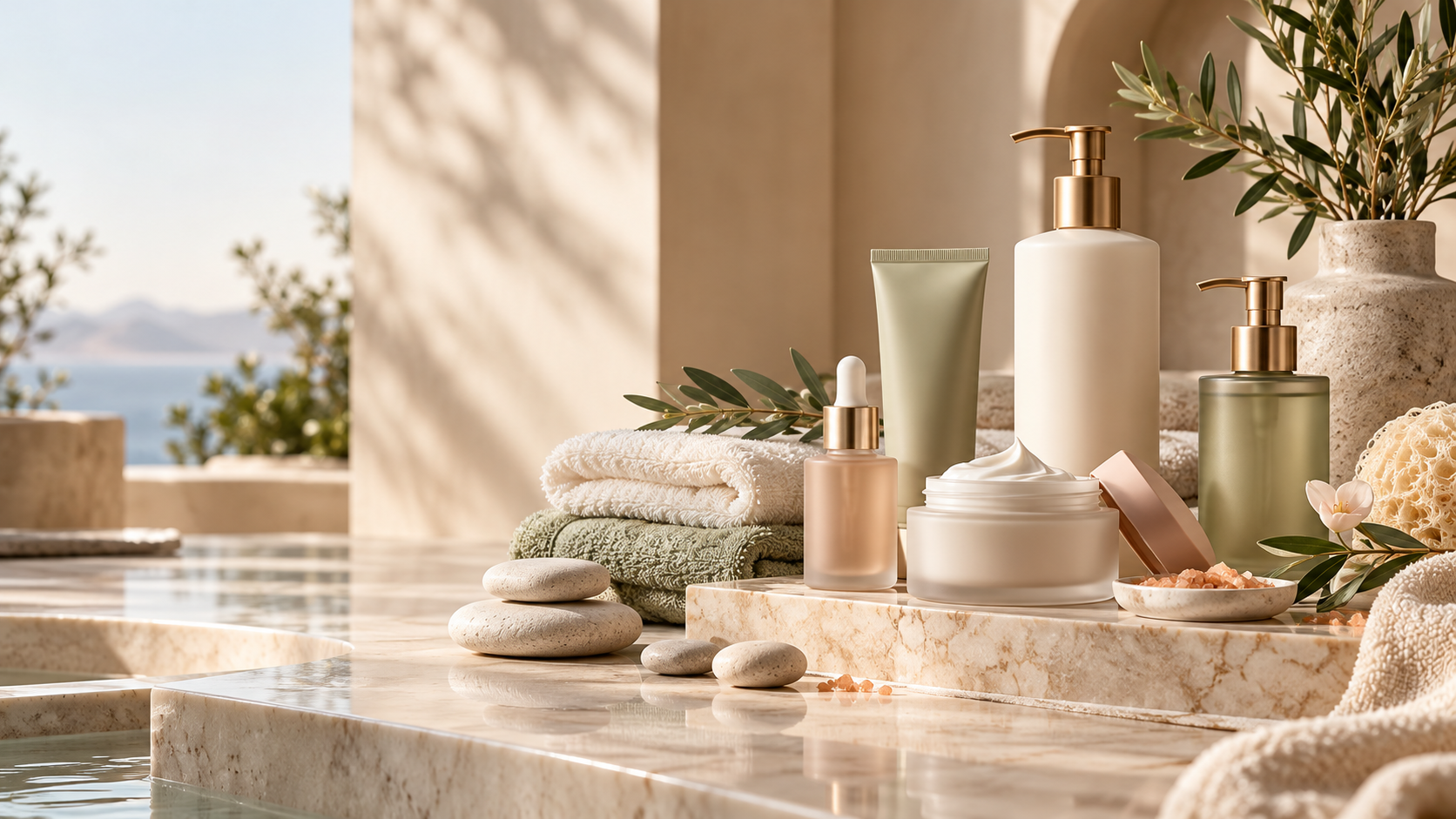 Premium skincare spa hero
